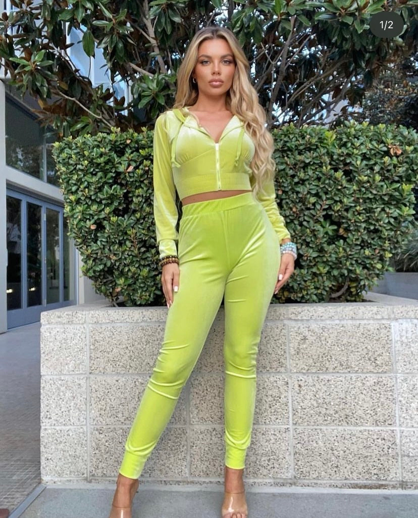 Conjunto joggers lima de 2 piezas